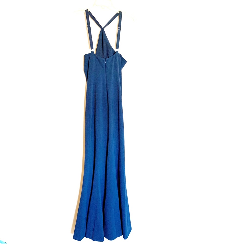 Dress The Population Brianna Halter Gown  LG,
